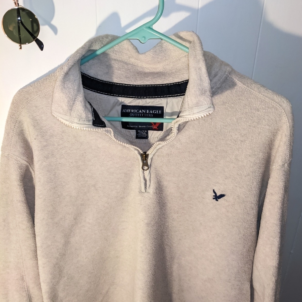 American Eagle Quarter Zip Pull Over - image 4